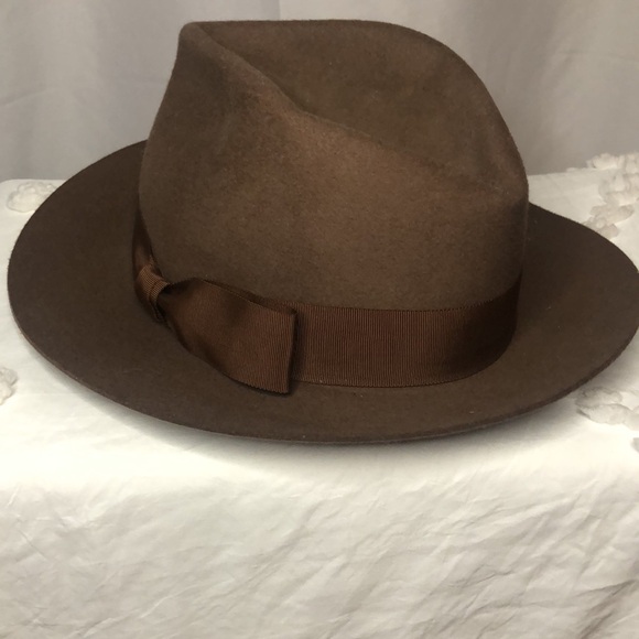 KATHY JEANNE Vintage brown felt hat. Size Medium. - Picture 4 of 10